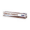 Box of oven parchment paper labeled 'Carta Forno' by Cuki, shown at an angle.