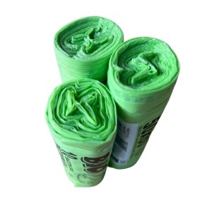 Alternative view of Sacco Nettezza Verde bio 50x60 a Rotolo