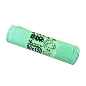 Sacco Nettezza Verde bio 90x120 a Rotolo