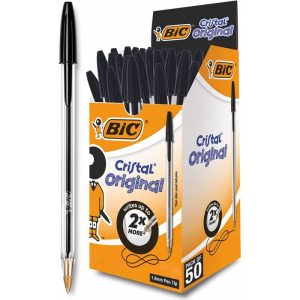 Penna BIC Cristal Original 50pz Nero