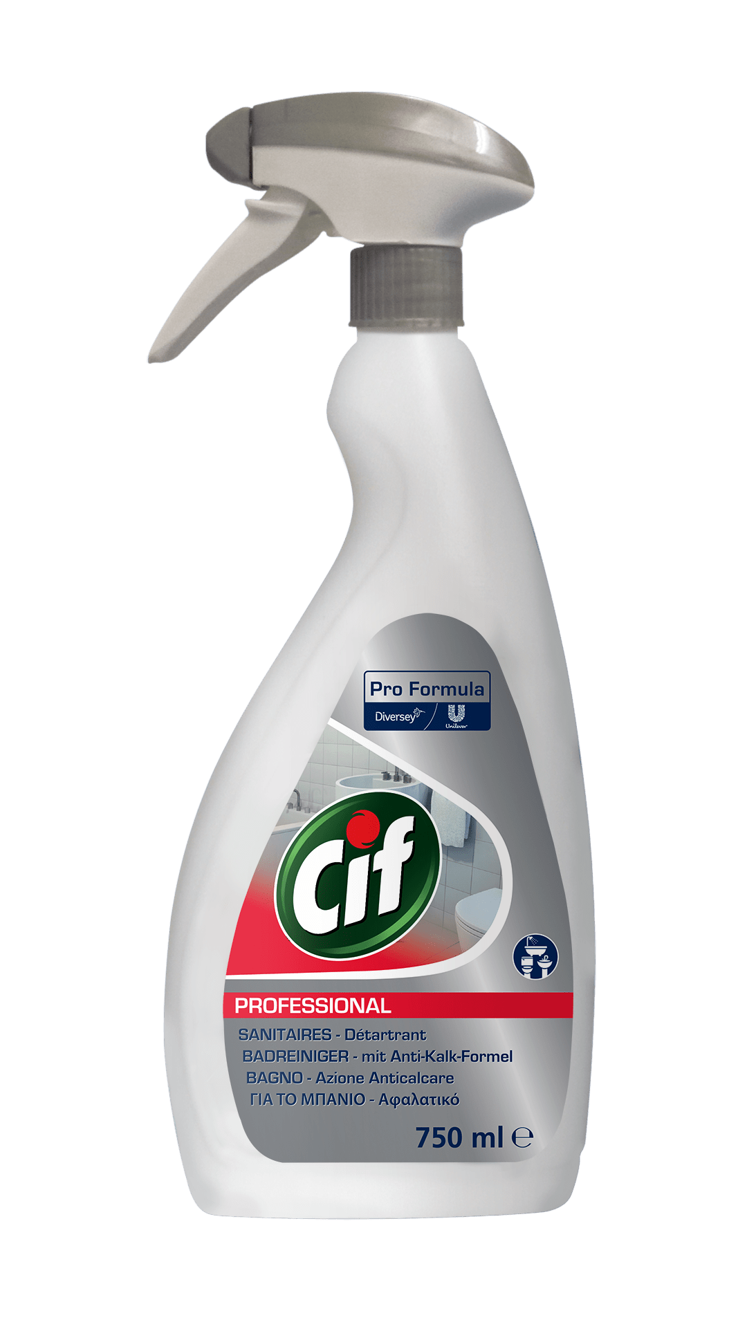 Cif Bagno 2in1 Detergente Anticalcare 750ml - IngrossOne