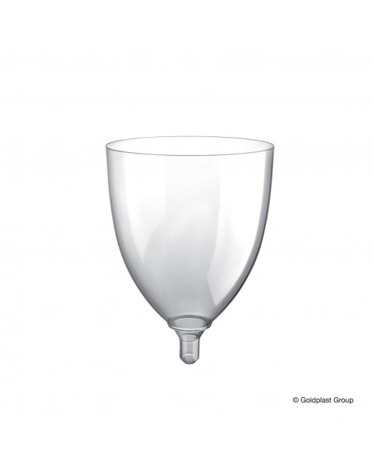 Bicchiere Vino Acqua Componibile Gold Plast Trasparente 300cc 20 pz -  IngrossOne