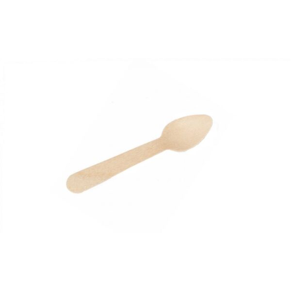 Cucchiaino in Legno 11 cm – Biodegradabile e Compostabile