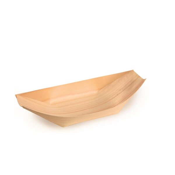 Barchette in legno 11,5x7 cm bio