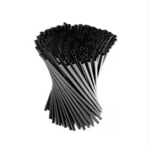 Cannucce Nere in Plastica Riutilizzabile – 16 cm 1000 pz