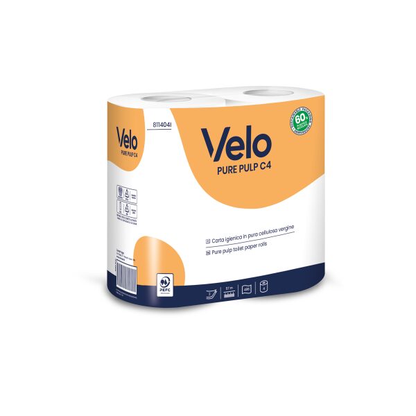 Velo Carta Igienica 4 rotoli 2 v