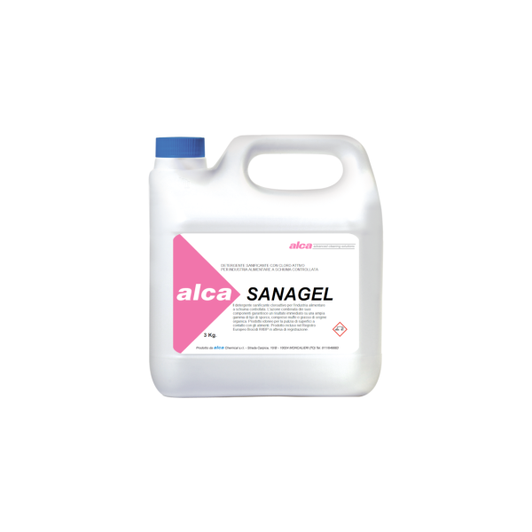 Alca Sanagel detergente sanificante cloroattivo 3L
