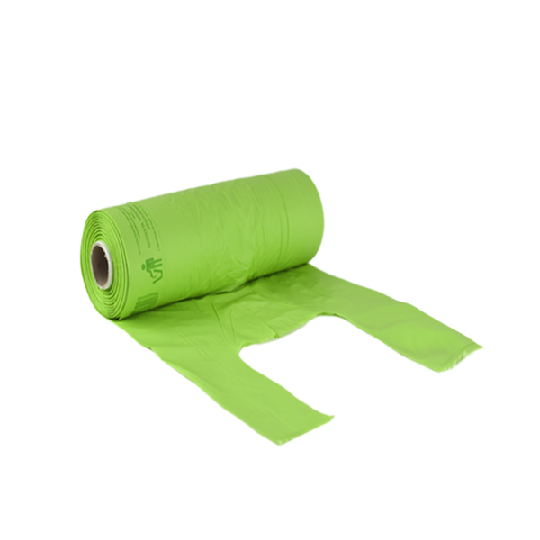 Shopper Bio a Rotolo Verde 1 KG 24x45