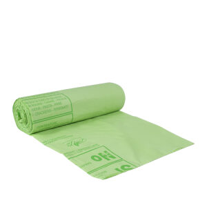Sacco Nettezza Verde bio 70x110 a Rotolo 10 pz