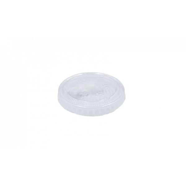 Coperchio piano trasparente dm 62 pet per 120 cc