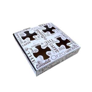 Scatola asporto porta caffè cappuccio 100 pz