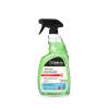 Spray bottle of Domina Multi Activ disinfectant for surfaces with green liquid and black label