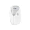 White wall-mounted hand sanitizer dispenser with 'CLEAN&SIT' label and blue logo (Lucart) on a plain white background.
