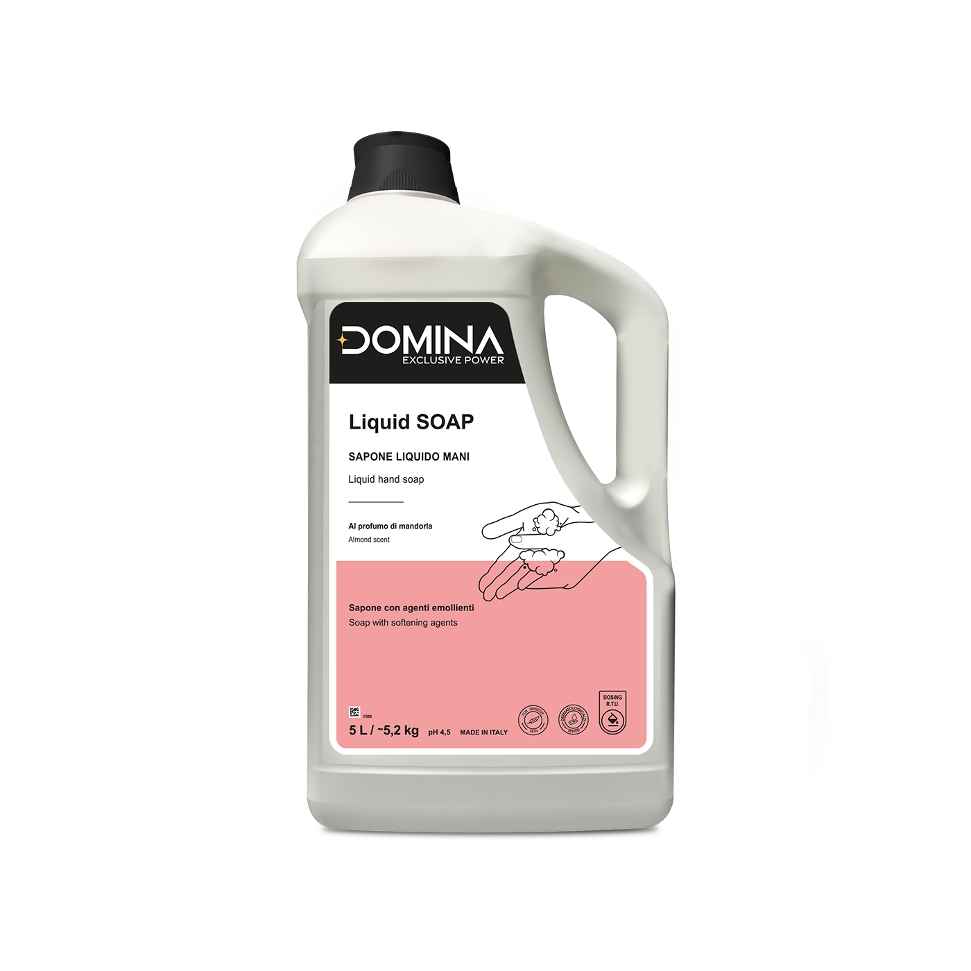 DOMINA LIQUID SOAP SAPONE MANI DA 5 LT - 2 TNC/CRT