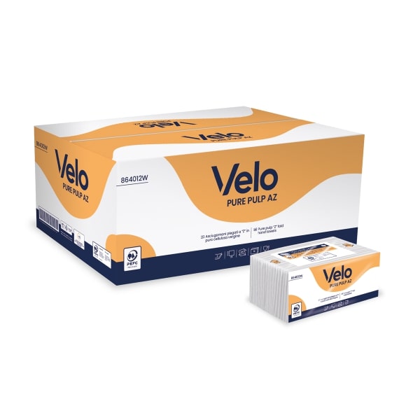 VELO ASCIUGAMANI AZ 2 Veli (ARANCIONE) - 220 PZ /CRT 18 CF - 23x23,5 cm