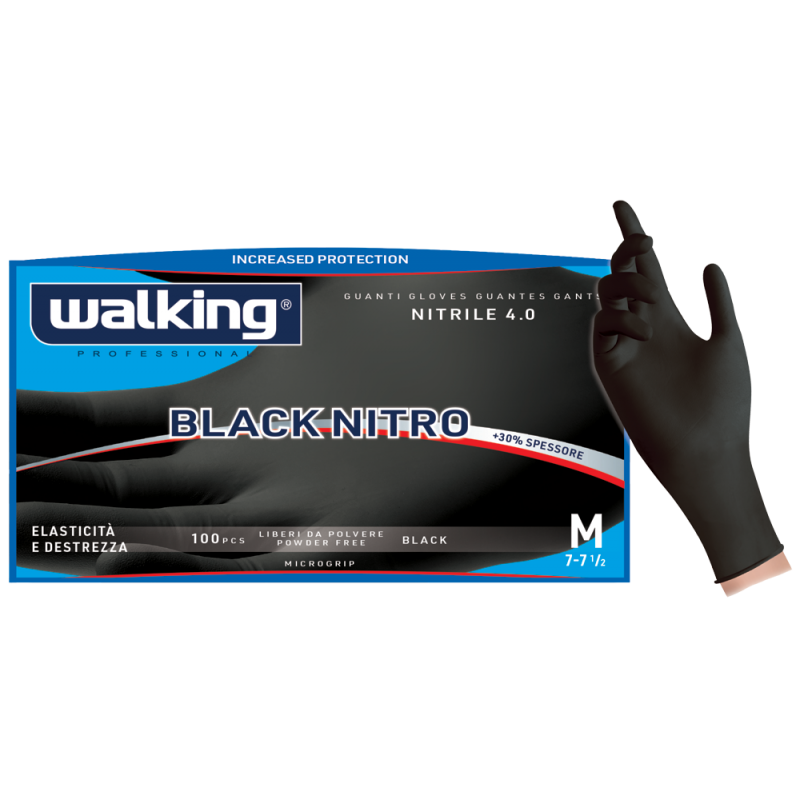BRENTA GUANTO BLACK NITRILE TAGLIA S 100 PZ/CFZ 10 CFZ/CRT