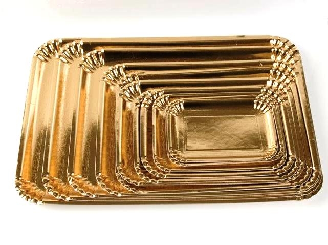 VASSOI CARTONE ORO N. 10