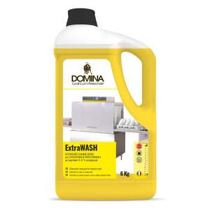 DOMINA WASH PRO MEDIUM WATER DETERGENTE LAVASTOVIGLIE MEDIO-DURE 5 LT - 2TNC/CRT