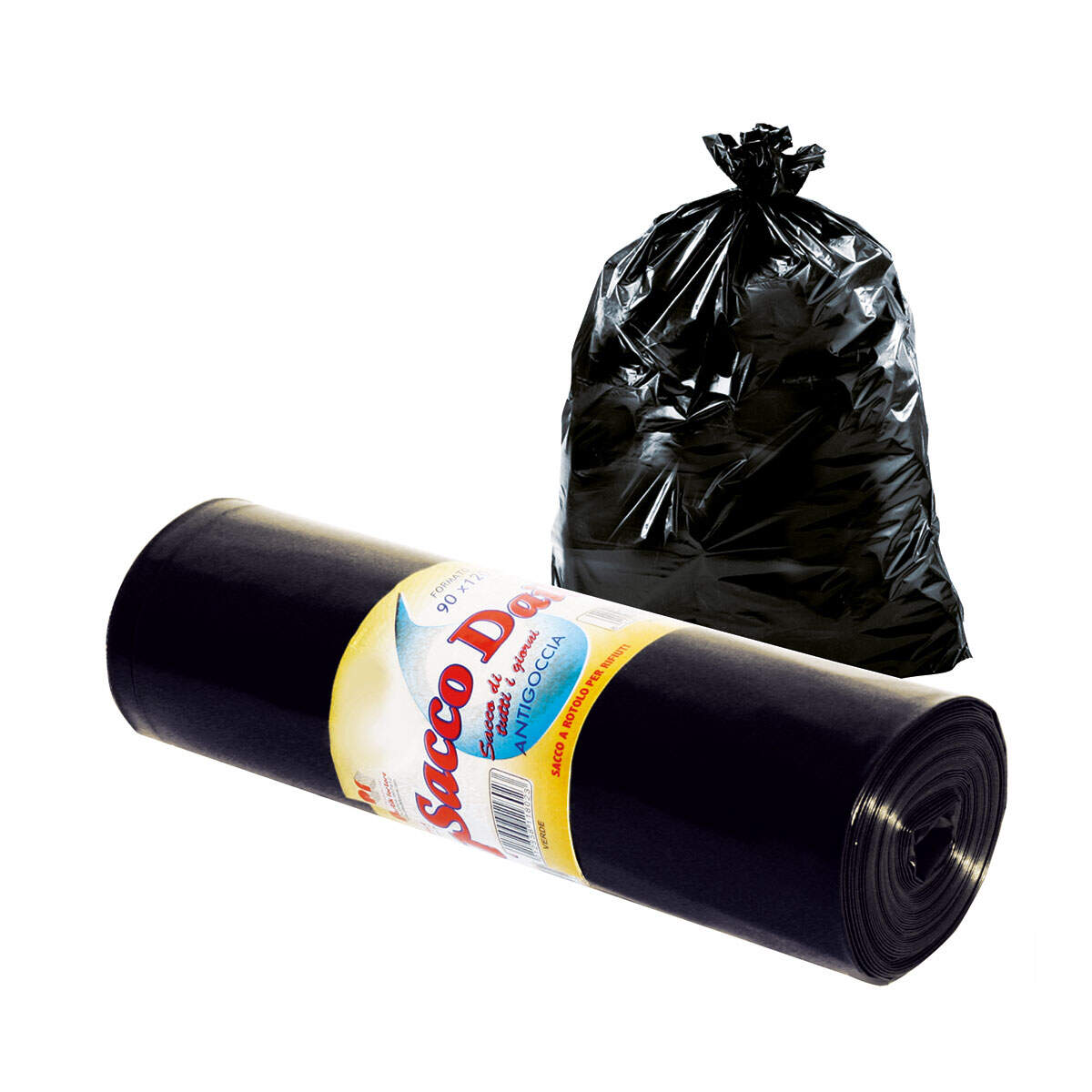 PLASTIK F. DAILY SACCHI NETTEZZA NERO A ROTOLO 90X120 Kg1 - 20 RT/CRT