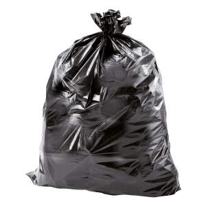 PLASTIK F. SACCO NETTEZZA 90X120 NERO 20 KG.