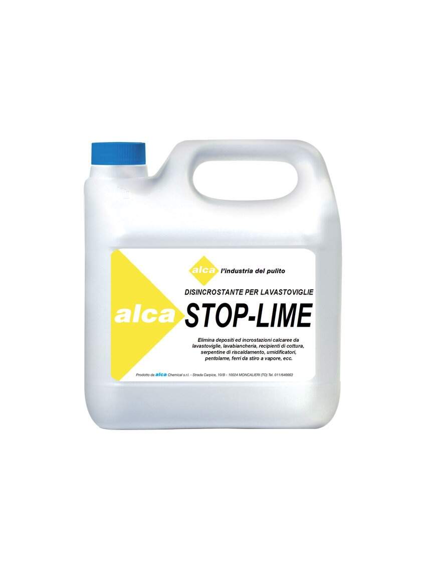 ALCA STOP LIME DISINCROSTANTE ACIDO LAVASTOVIGLIE TANICA DA 3 KG 4 PZ/CRT