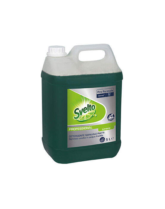 DIVERSEY SVELTO DETERGENTE PIATTI A MANO LIMONE TANICA DA 5 LT 2 PZ/CRT