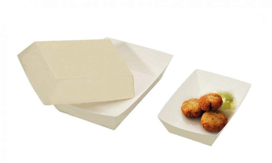 IMBALLAGGI VASSOIO ALIMENTI MEDIO CREMA 190X125X 45H 125 PZ/CFZ 6 CFZ/CRT