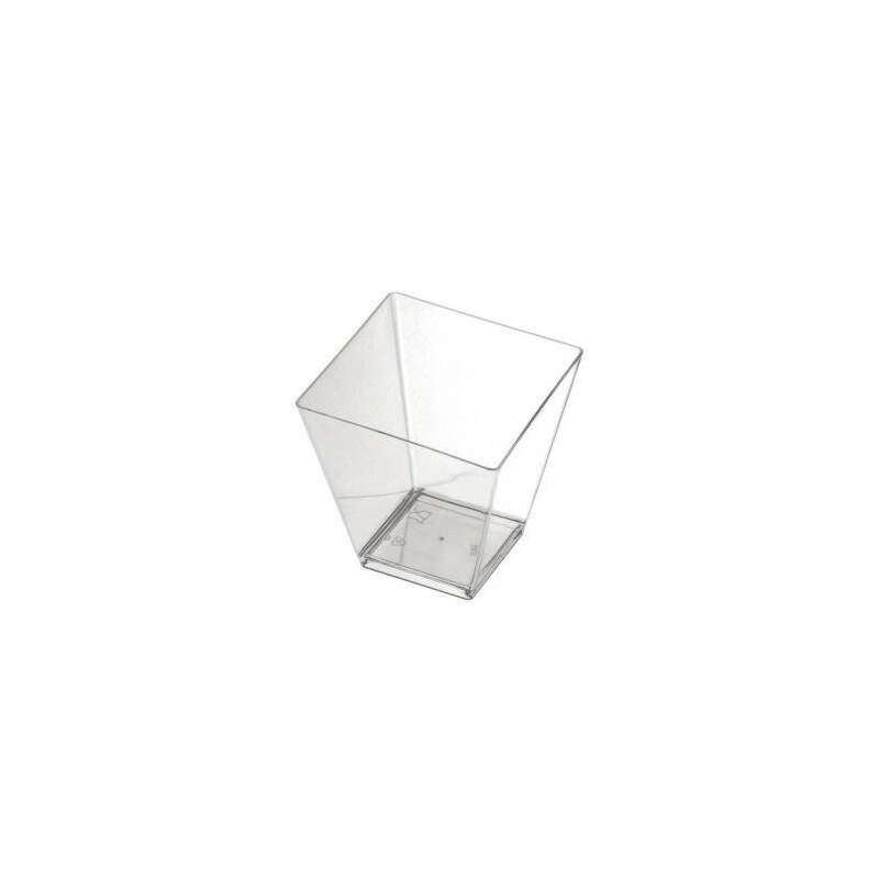 GOLD PLAST COPPETTA ROMBO IN PS TRASPARENTE 95CC 25 PZ/CFZ 20 CFZ/CRT