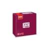 FATO TOVAGLIOLO SMART TABLE BORDEAUX 2VELI 38X38 100 PZ/CFZ 18 CFZ/CRT